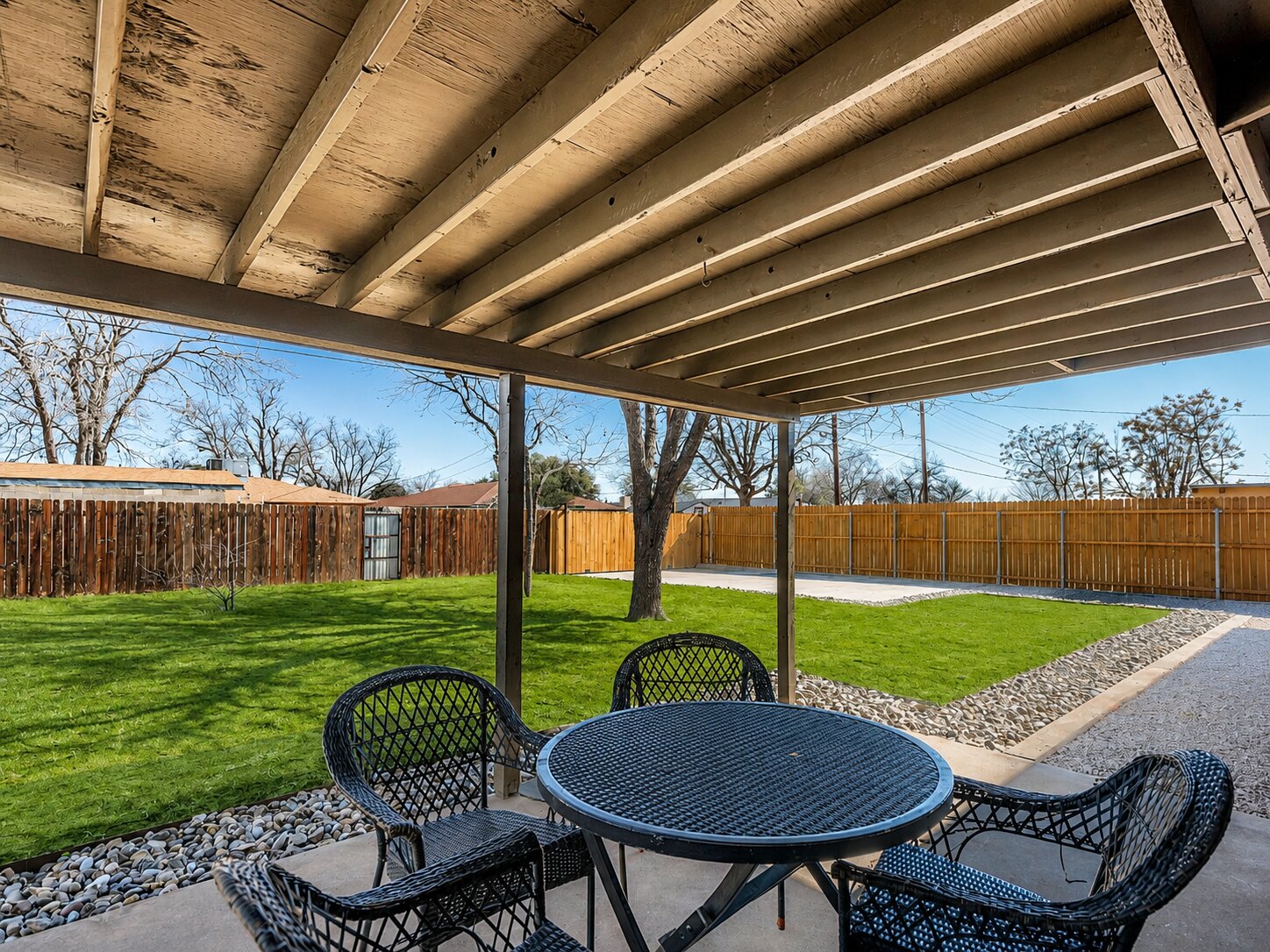 N Main — Covered Patio